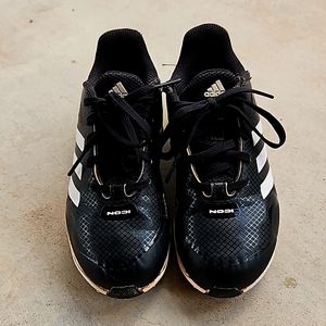 Adidas black baseball cleats